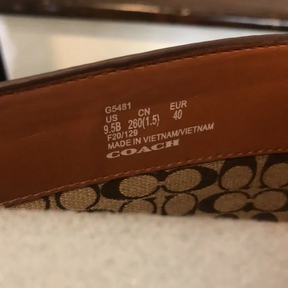 COACH Brown Leather Knee High Moto Riding Boots Sz 9.5 NWOB - Picture 10 of 10